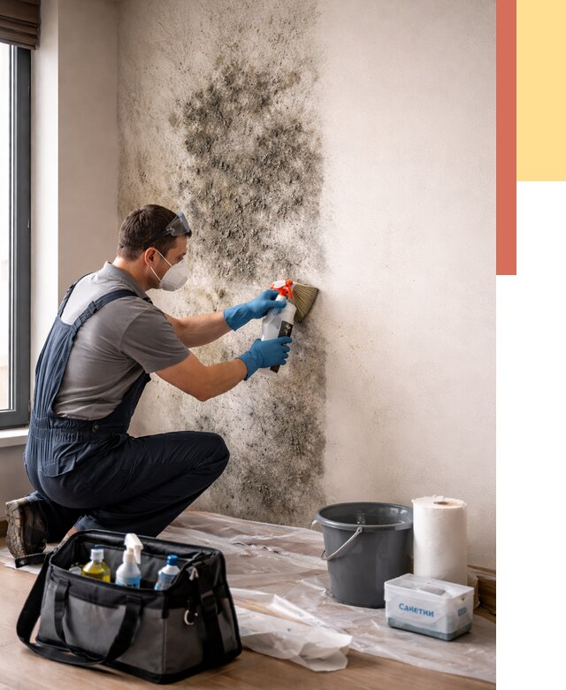 Удаление плесени со стен в Мончегорске от 2172 руб. — быстро и недорого | ОТДЕЛОЧНИК-Мнч