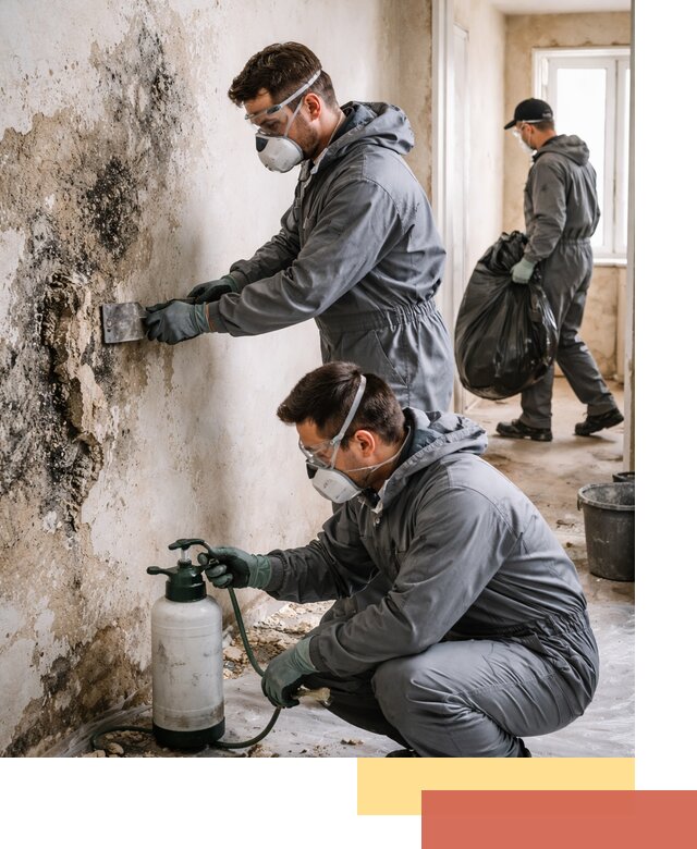 Удаление плесени со стен профессионально в Мончегорске