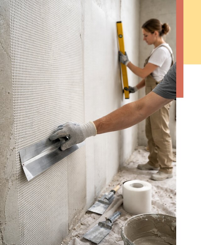 Армирование стен стеклосеткой в Мончегорске от 3232 руб. под ключ | ОТДЕЛОЧНИК-Мнч