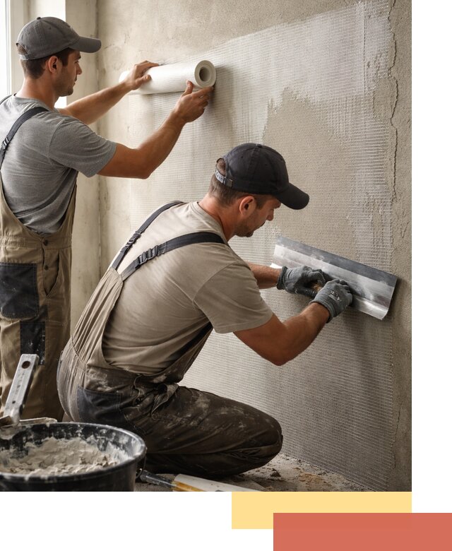 Армирование стен стеклосеткой в Мончегорске для прочной отделки