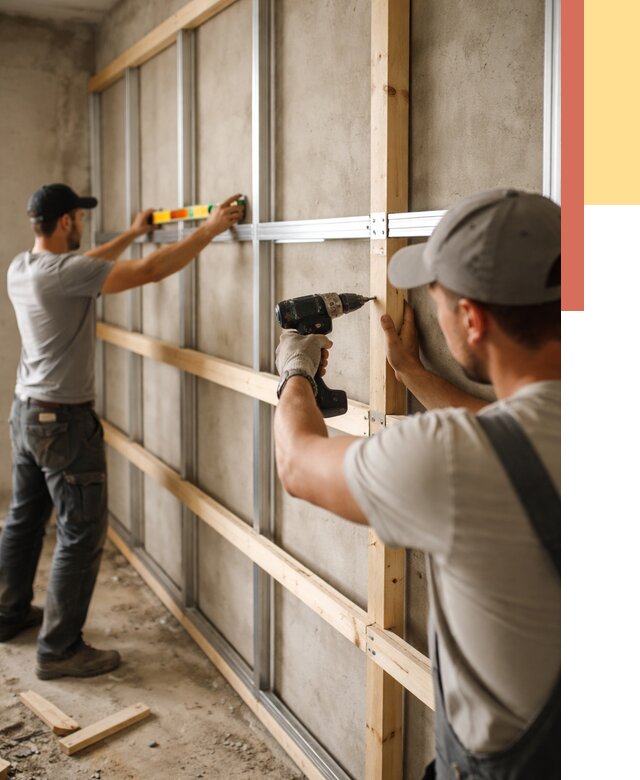 Устройство обрешетки под панели в Мончегорске от 2121 руб. — монтаж под ключ | ОТДЕЛОЧНИК-Мнч