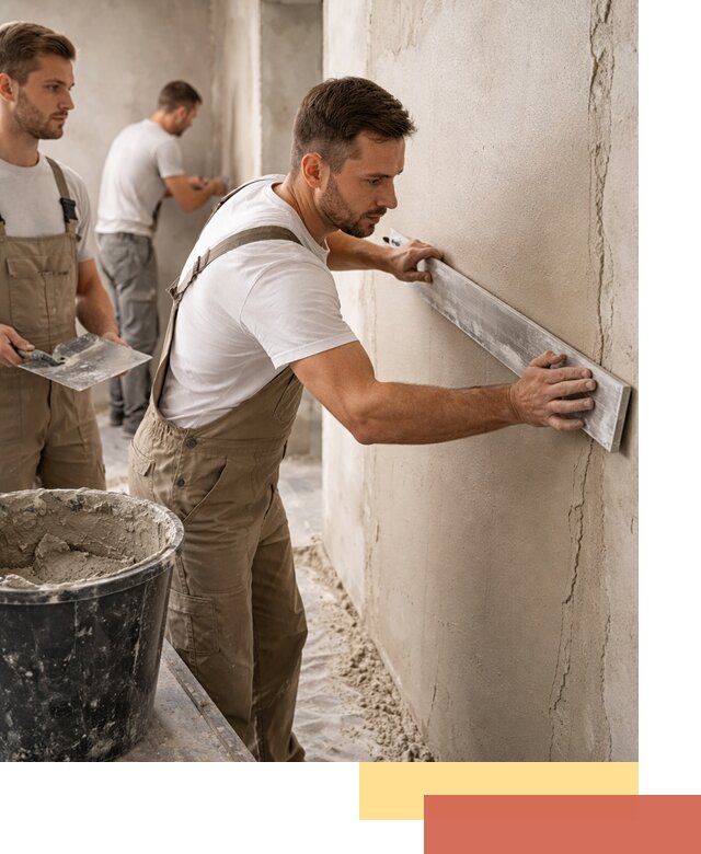 Штукатурка стен без маяков в Мончегорске быстро и качественно