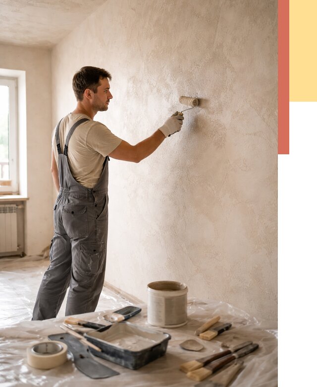 Нанесение лессирующей краски по декоративке в Мончегорске от 1768 руб. | ОТДЕЛОЧНИК-Мнч