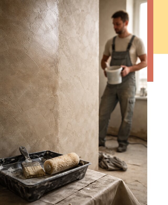 Нанесение воска на штукатурку в Мончегорске от 3535 руб. | Услуги ОТДЕЛОЧНИК-Мнч