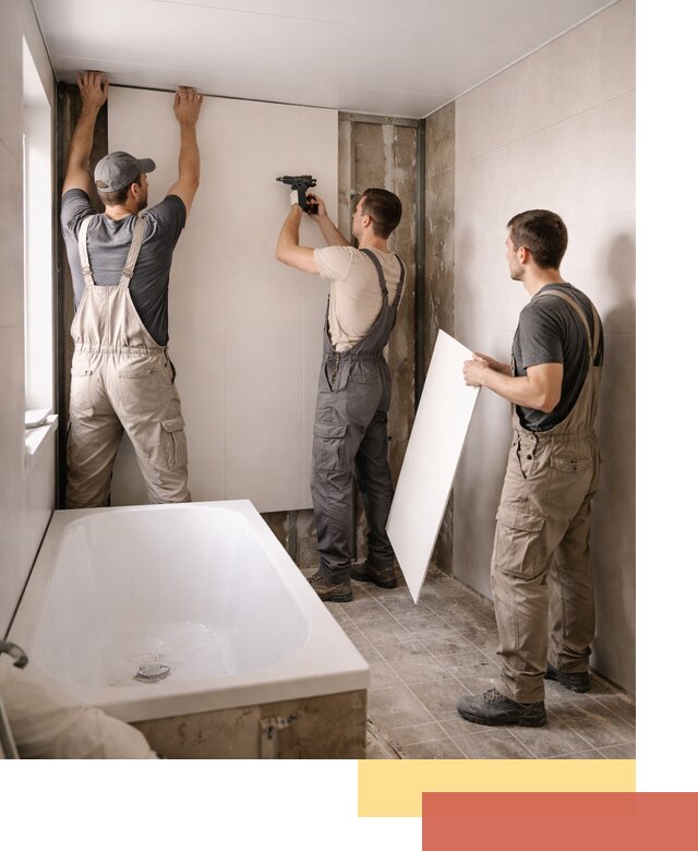 Отделка ванной панели ПВХ профессионально в Мончегорске