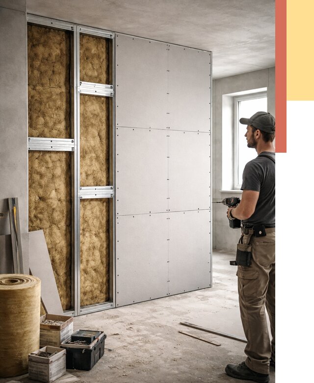 Усиленная перегородка под навеску в Мончегорске от 12928 руб. — монтаж под ключ | ОТДЕЛОЧНИК-Мнч