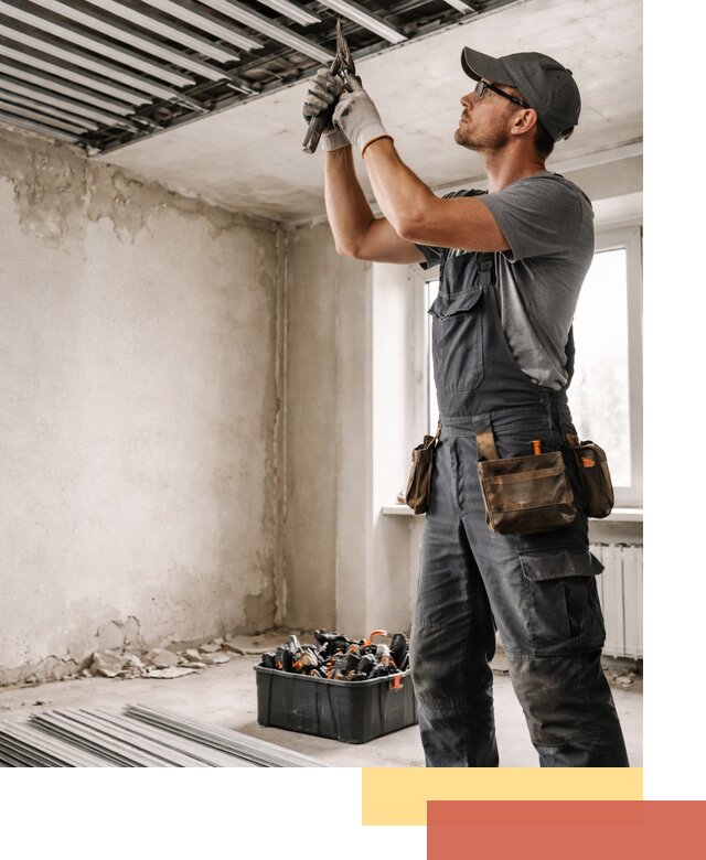 Демонтаж реечного потолка в Мончегорске быстро и аккуратно