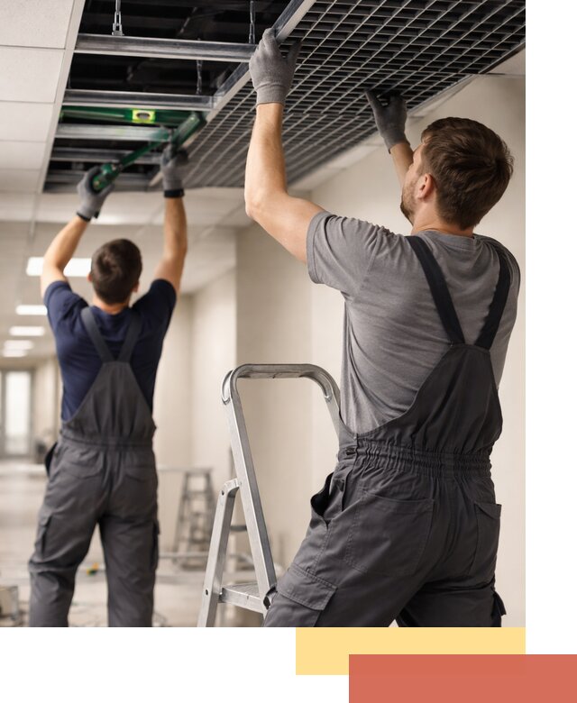 Монтаж потолка Грильято в Мончегорске: установка под ключ качественно