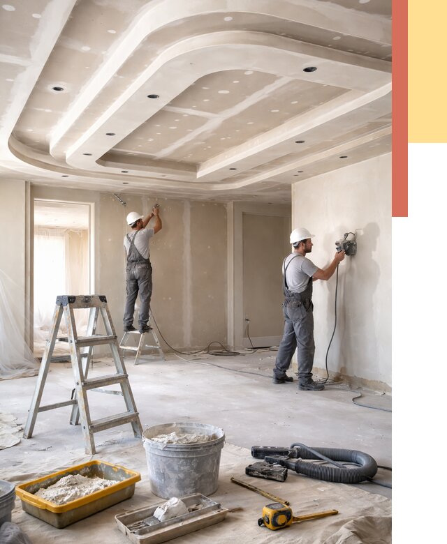 Многоуровневый потолок из гипсокартона в Мончегорске от 758 руб. под ключ | ОТДЕЛОЧНИК-Мнч