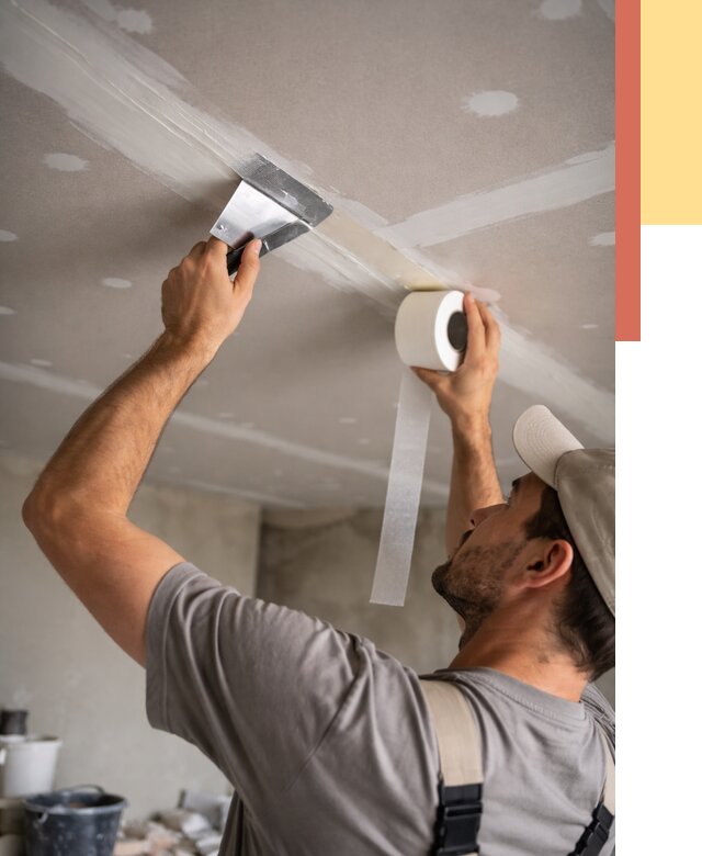 Обработка швов потолка ГКЛ в Мончегорске от 7575 руб. под ключ | ОТДЕЛОЧНИК-Мнч