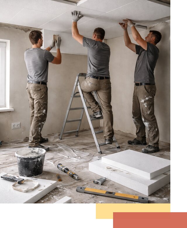 Утепление потолка пенопластом в Мончегорске быстро и качественно