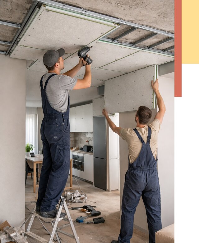 Шумоизоляция потолка панелями зипс в Мончегорске от 1869 руб. под ключ | ОТДЕЛОЧНИК-Мнч